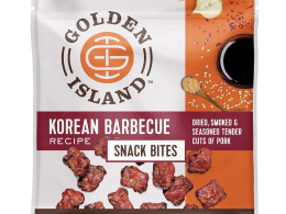 Golden Island Korean BBQ Pork Snack Bites, Specialty Meat Snack, Gluten Free with Korean Barbecue Seasoning, Good Source of Protein, Made with 6g of Protein Per Serving – 2.85 oz